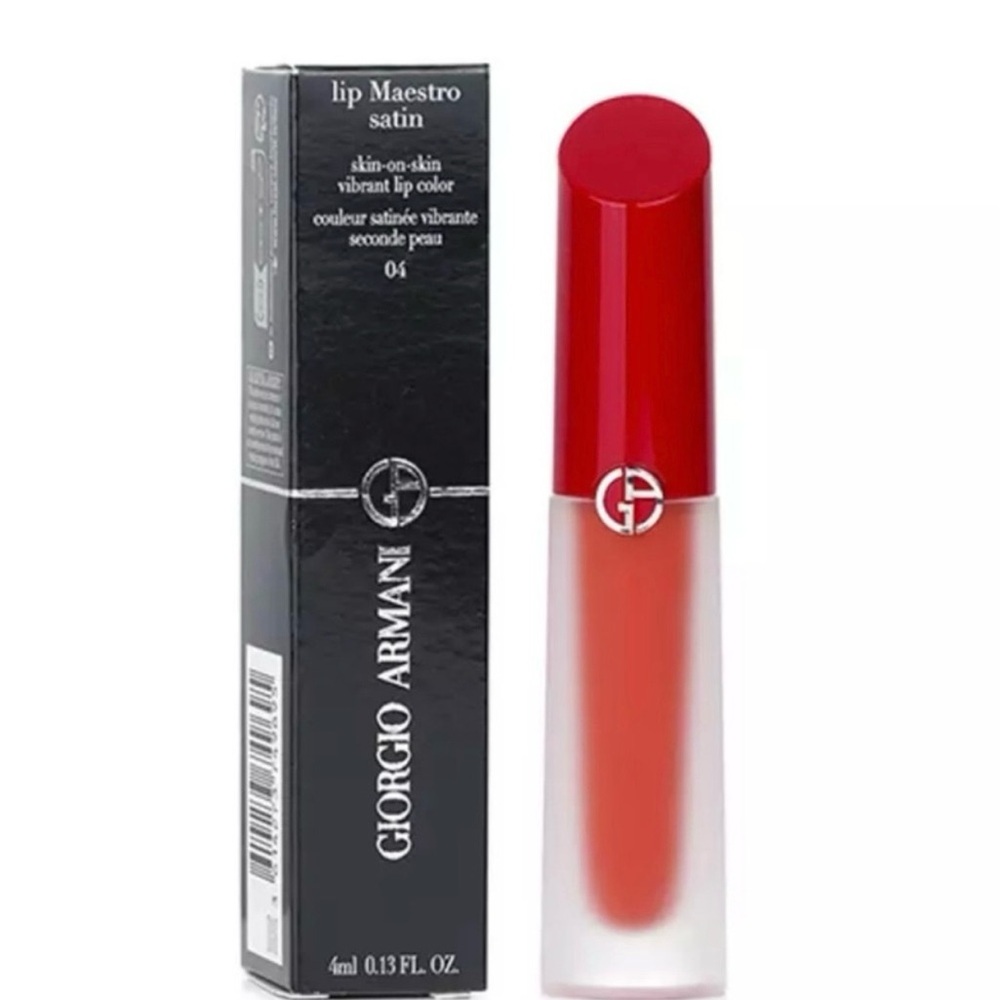 Giorgio Armani Lip Maestro Satin - 04 Live Concert NIB